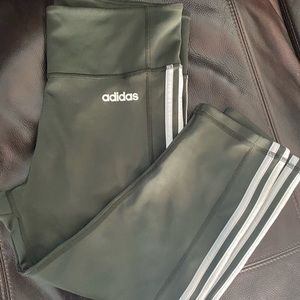 NWOT Adidas olive Capri